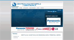 Desktop Screenshot of centrum-klimatyzacja.pl